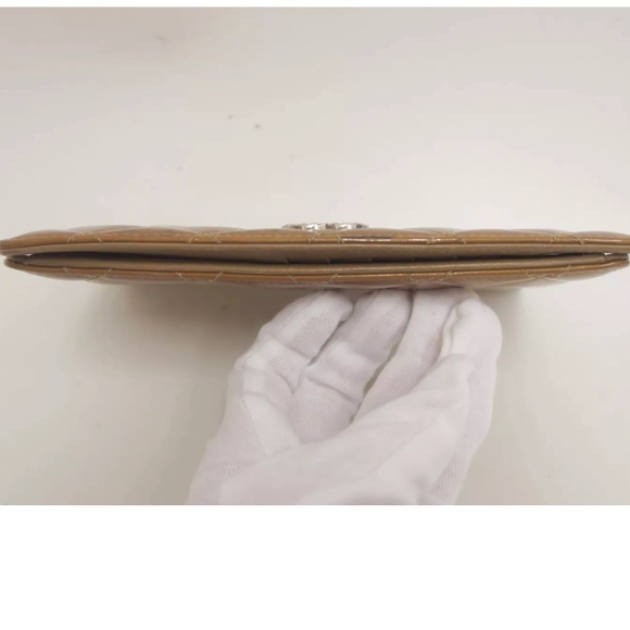 Authentic CHANEL Wallet Matelasse patent leather Bifold Long Wallet 💝 - Picture 4 of 8